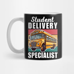 Studenet Delivery Specialist Funny School Bus Driver Dad Birthday Gift Mug